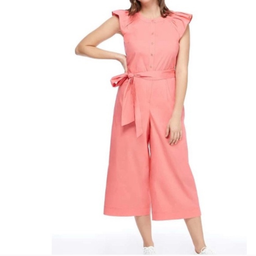 Gal Meets Glam Coral Jumpsuit